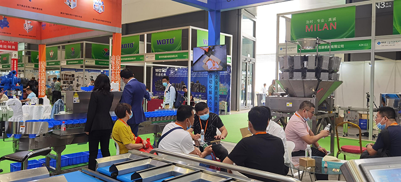 The 18th China (Qingdao) International Food Processing and Packaging Machinery Exhibition is hot in progress