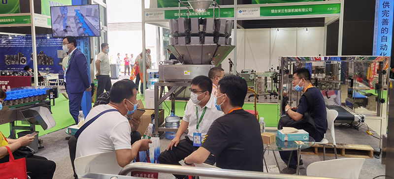 The 18th China (Qingdao) International Food Processing and Packaging Machinery Exhibition is hot in progress