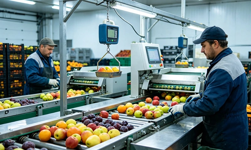 High-Accuracy Weight Grading for Fruits and Vegetables