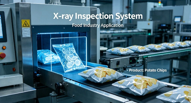 Industrial X-ray Inspection Machine for Food Contaminant Detection